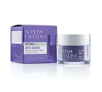 Super Facialist Retinol+ Anti-Ageing Night Cream - Face Cream with Retinol & Hyaluronic Acid for Fine Lines & Wrinkles, Vegan Friendly Anti Ageing Face Cream for Smooth Skin, 50ml