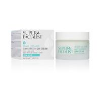 Super Facialist Vegan Collagen Super Smooth Day Cream - Super Smooth Day Cream, Firming, Smoothing & Plumping, Copper, antioxidant-rich Hibiscus, Peptide, Gentle Face Care, Vegan Friendly, 50ml