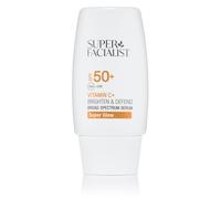 Super Facialist Vitamin C+ Brighten & Defend Serum - SPF 50+ Broad Spectrum Protection, Antioxidant Face Serum for Radiant, Even Skin Tone & Daily UV Defense, 30ml