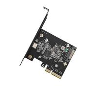 Super Fast 20Gbps USB3.2 Gen2x2 PCIe Expansion Card 15Pin Power USB C Port Wide Compatibility With Multiple Devices Speed Data Transfer