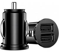Super Fast Car Charger USB Car Charger Adapter, Mini Dual Port 12V/24V USB Cigarette Lighter Socket Adapter Plug for i-Phone 17 Pro Max 16 15 14 13, Sam-sung S25 S24 & All Types of Android Phones