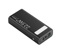 Super Fast Charge Power Bank 30000Mah Large Capacity Portable Charger with Flashlight Usb C Power Bank,Black