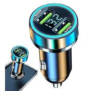 Super Fast Charging Car Charger - 120w/240w Car Charger Adapter | Compact Portable Car Charger With 6 Protection Functions | Digital display super fast charging car charger For Family Travel For Fast