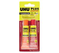 Super fast, extra strong and transparent two-component epoxy adhesive UHU PLUS 2