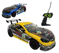 Super Fast Mega Drift Remote Control Car 25 km/h 45 cm Street Racing 1:10 Scale Super Car Racing High Speed Vehicle with Battery Pack Remote Control Car Remote Control, Multi-Coloured