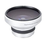 Super Fisheye Optical Lens 0.25X Magnification for 37mm Caliber Camera Lens