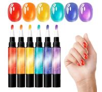 Super Flash High Clear Rainbow Nail Liner Pen Ice Crystal Crushed Diamond Smooth Fine Drawing Brush Long Lasting Shimmer Bulk Supply For Professional Nail Salon Handmade