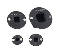 Super Flat Socket Adapter Set - Ratchet Adapter Set, 4 Piece Ratchet Extension Accessory For Restricted Tools Home