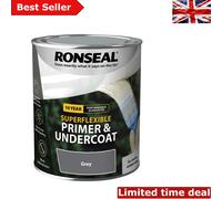 Super Flexible Wood Primer & Undercoat Grey 750ml - Stain Resistant & Waterproof
