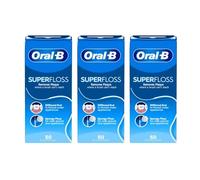 Super Floss, 50 Pre-Cut Strands, Mint - Pack of 3
