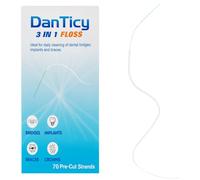 Super Floss Threaders, Dental Floss for Braces, Ultimate Floss Pre-Cut Strands, 70 Count, Pack of 1