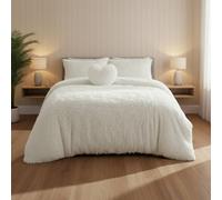 Super Fluffy Duvet Cover Ultra Soft, Cloud-Like Comfort Snug Sleep White