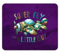 Super Fly for a Little Guy Plane Flying Pilot Mouse Mat Pad 24cm x 19cm