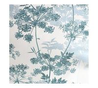 Super fresco Meadow Teal Floral Wallpaper | Paste The Paper Application | Blue Floral | Eco-Friendly