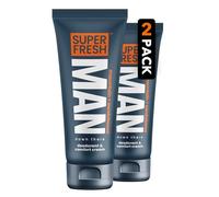 Super Fresh Ball Deodorant Lotion for Men Aluminum Free Hygiene Cream for Groin Butt and Body Controls Odor Reduces Chafing Twin Pack 4 oz Tubes for Daily Freshness Comfort and Sweat Protection