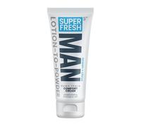 Super Fresh Man Parts Ball Deodorant for Men - POWDER LOTION - Mens Hygiene Cream for Groin, Butt, & Body - Fresh Control Odor, Anti Chafing, Stop Itch, Absorb Sweat - Aluminum Free - 4 oz Tube