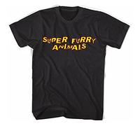 Super Furry Animals Men T Shirt Colours Size XXL Black