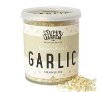 Super Garden Freeze Dried Garlic Granules - Natural Seasoning with No Additives - Quality Cooking Spice for Marinades, Stir-Fries & Dressings - Long-Lasting Fresh Flavour - 60g