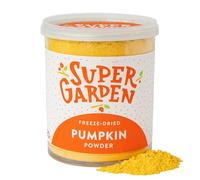 Super Garden Freeze Dried Pumpkin Powder - Natural Vegetable Supplement for Smoothies, Soups & Pet Food - Rich in Vitamins & Antioxidants, No Added Sugar or Gluten - Long-Lasting Storage Tin - 120g