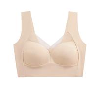Super Gather Bras for Older Women Lifting Bras for Sagging Breasts Comfortable Seamless Push Up Bra No Underwire Non Wired Bras for Women UK