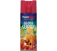Super Gloss Bright Red Spray Paint 400ml - Fast-Drying, Tough, Multi-Purpose