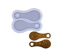 Super Glossy Shopping Cart Token Shaped Silicone Mold for DIY Shopping Trolley Tokens Key Rings for DIY Keychains for Trolley Remover Resin Craft Making