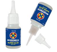 Super Glue 2pcs Industrial Grade Instant Bond High Strength Rapid Dry Thick Liquidy & Strong Adhesive with Precise Nozzle, Anti Clog Cap for Hard Plastics,DIY,Ceramics,Leather,Metal,Glass and More