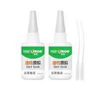 Super Glue - 2Pcs Oily Glue, High Strength Universal Adhesive, Strong Bond for Plastic, Metal, Wood, Ceramic, Quick Drying & All-Purpose Superglue