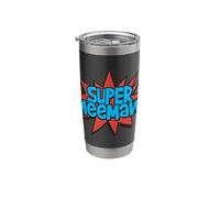 Super Grandmother Comic Book Hero Tshirt - Super Meemaw Stainless Steel Insulated Tumbler