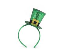 SUPER GREEN Irish Leprechaun Top Hat for St. Patrick’s Day, Costume Hat, One Size, for Parties, Parades, Halloween and Events