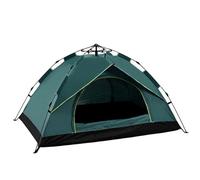 Pop Up Tent for 3-4 Person - Double Layer Instant Camping Tent, Holiday Essentials - Lightweight Tent for Beach, Camping,Hiking, Festival - Easy Set Up, Backpacking Tent water(green)