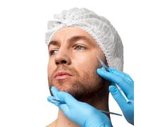 Super Guard Hair Nets for Catering - Disposable Bouffant Caps - Double Stitched Mob Caps - Non-Woven Elastic Hair Net Caps - Hair Cover Caps for Food Handling and Service (Pack of 100)