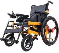 Super Heavy Duty Electric Wheelchair Folding, Polymer Li-ion Battery, Electric Power Or Use As Manual Wheelchair, Up to 15 Miles Range