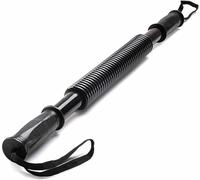 Super Heavy Duty Spring Torsion Bar Arm and Chest Exerciser, Carbon Steel Safety Design, Portable Upper Body Muscle Strength Training Equipment
