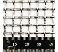 Super Heavy Duty Stainless Steel Woven Wire Mesh Grille | 3.9 Mesh, 5mm Hole, 1.5mm Wire One Side Flat (300 x 300mm Sheet)
