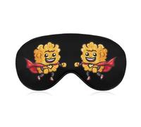 Super Hero Chicken Nuggets Sleep Mask Soft Eye Mask Eye Cover Eyeshade Blindfold with Adjustable Strap