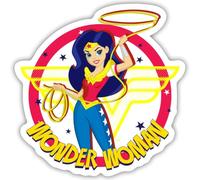 Super Hero Girls Wonder Woman Sticker Size S (10 x 10 cm)