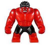 Super Hero Hulk Big Blocks Minifigure - Premium ABS Plastic, Self-Locking Bricks, 7.5 cm, Lego-Compatible, Unisex Toy for Kids 6+