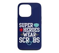 Super Heroes Wear Scrubs Nurse Medical Nursing Case for iPhone 13 Pro