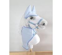 Super Hobby Horse hobby horse set: blanket + earmuffs, Light Blue (A3), for teens