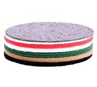 'Super HPS® Allround Pad Set 7Stück, Diameter 30 cm 12, Compatible with Floor Soft to Boy XL300. Wide range of applications. Intensive Cleaning - RE-OILING, Massage Oils Polishing Polishen Floor Surfaces To Shine With Sheep Wollpad. Etc.