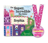Super Incredible Big Sister (Twins) - Personalised Children's Book - I See Me! (Softcover)