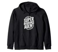 Super Insurance Agent Humor for Insurance Lovers Zip Hoodie