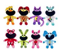 Super JAKES 8pcs CatNap Smiling Critters Series Figure Plush Chapter 3 Smiling Critters CatNap Plush and DogDay Plush for Kids and Adults