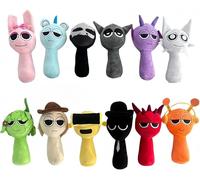 Super JAKES Sprunki Plush, Sprunki Game Plush Toys,Soft Stuffed Animal Pillow Figure Doll Christmas Birthday Gifts for Adult Kids (12PCS)