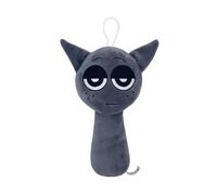 Super JAKES Sprunki Plush, Sprunki Game Plush Toys,Soft Stuffed Animal Pillow Figure Doll Christmas Birthday Gifts for Adult Kids (Grey)