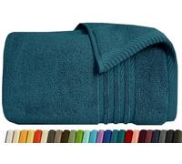 Super Jumbo Bath Sheets Extra Large Size 150 x 200 cm Ultra Soft Luxurious Feel XXXL Huge Bath Sheet 100% Egyptian Cotton Big Body Wrap Beach Towel 600-GSM (Blue Lagoon, XXXL Jumbo Bath Sheet)