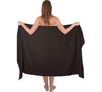 Super Jumbo Bath Towels (Size:100 x 200 cm) 100% Egyptian Cotton Extra Large Bath Sheet Towel Set (Chocolate, 1)