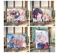 Super Kaguya Princess! Acrylic Stand, Kaguuya, Sakori, Tsukimi, Yachiyo Tabletop, Photo Frame, Bill Stand, Photo Photo Stand, Transparent, Lightweight, Figurine, Cosplay Accessory, DIY Decoration