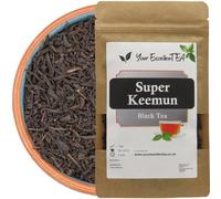 Super Keemun Black Tea (150g) China Loose Leaf Tea Smooth Full-Bodied Smoky Notes Cocoa Dried Fruits Elegant Deep Natural Sweetness Aromatic, Closed in Resealable Pouch to Remain Fresh